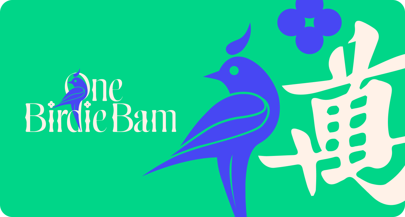 ONE BIRDIE BAM—branding